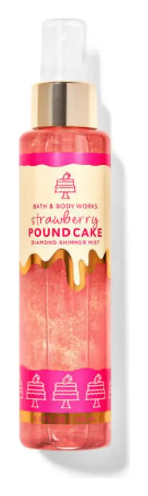 Bath & Body Works Diamond Shimmer Mist Strawberry Pound Cake