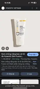 Hyaestic Hyaestic Skin Fusion SF64 Sun And Pollution Protector SPF50+