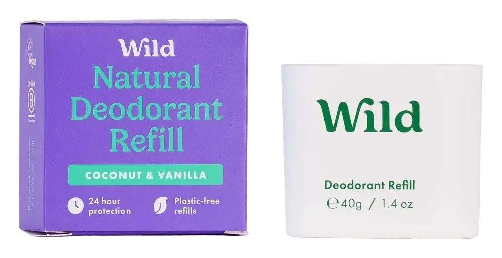 Wild Deodorant Refill Coconut and Vanilla