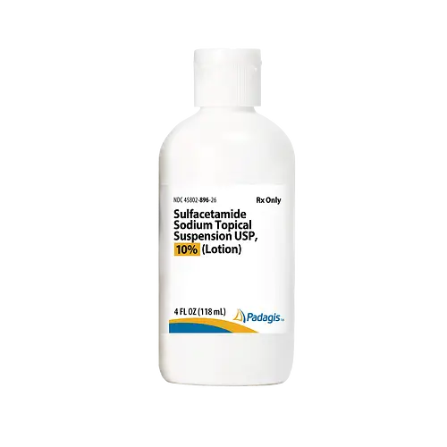 Padagis Sulfacetamide Sodium Topical Suspension USP 10% Lotion