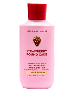 Bath & Body Works Body Lotion Strawberry Pound Cake
