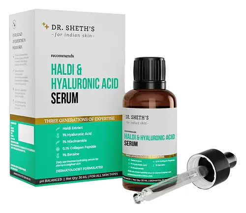 Dr. Sheth's Haldi & Hyaluronic Acid Serum