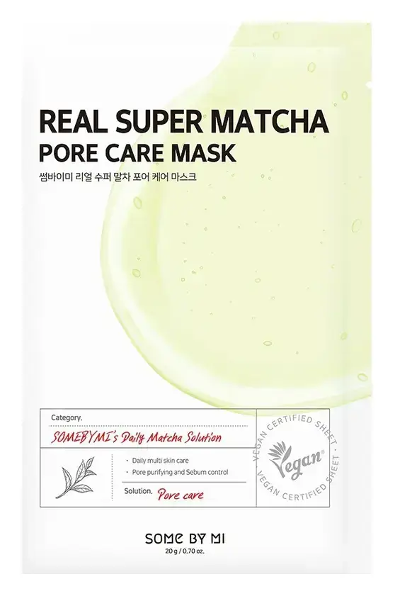 Some By Mi Real Care Mask Real Super Matcha Pore