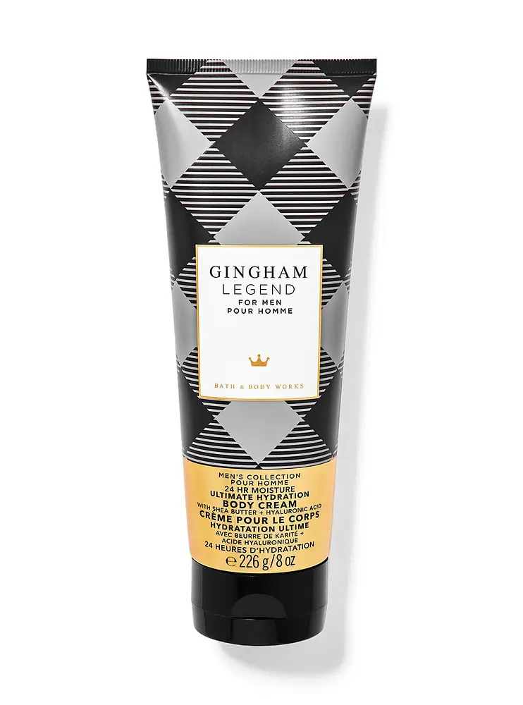 Bath & Body Works Ultimate Hydration Body Cream Gingham Legend
