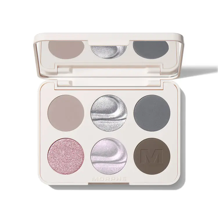 Morphe Chromaplus 6-Pan Eyeshadow Palette Cyber Chrome