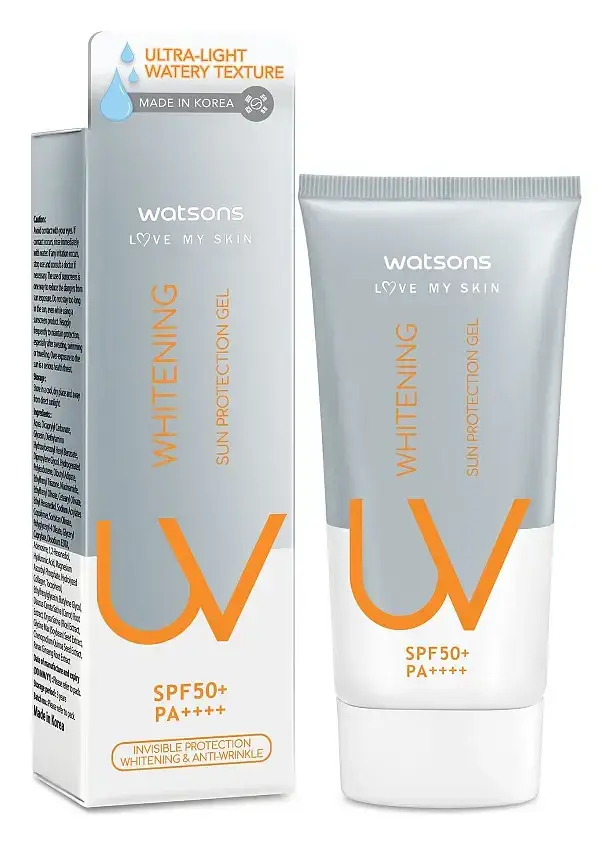 Watsons Whitening UV Sun Protection Gel SPF50+ PA++++
