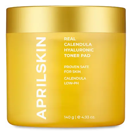 APRILSKIN Real Calendula Hyaluronic Toner Pad