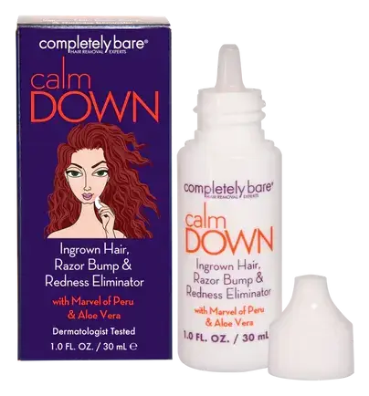 Completely Bare Calm Down Ingrown Hair, Razor Bump & Redness Eliminator