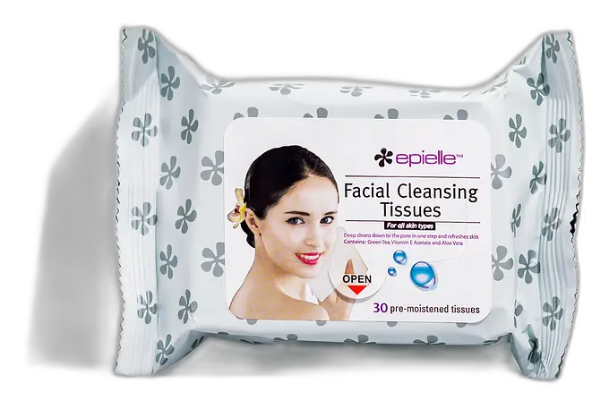 Epielle Facial Cleansing Tissues Original Facial Cleansing Tissues
