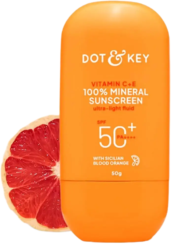 Dot & Key Skincare Vitamin C + E 100% Mineral Sunscreen SPF 50+