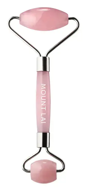 Mount Lai De-Puffing Facial Roller Rose Quartz