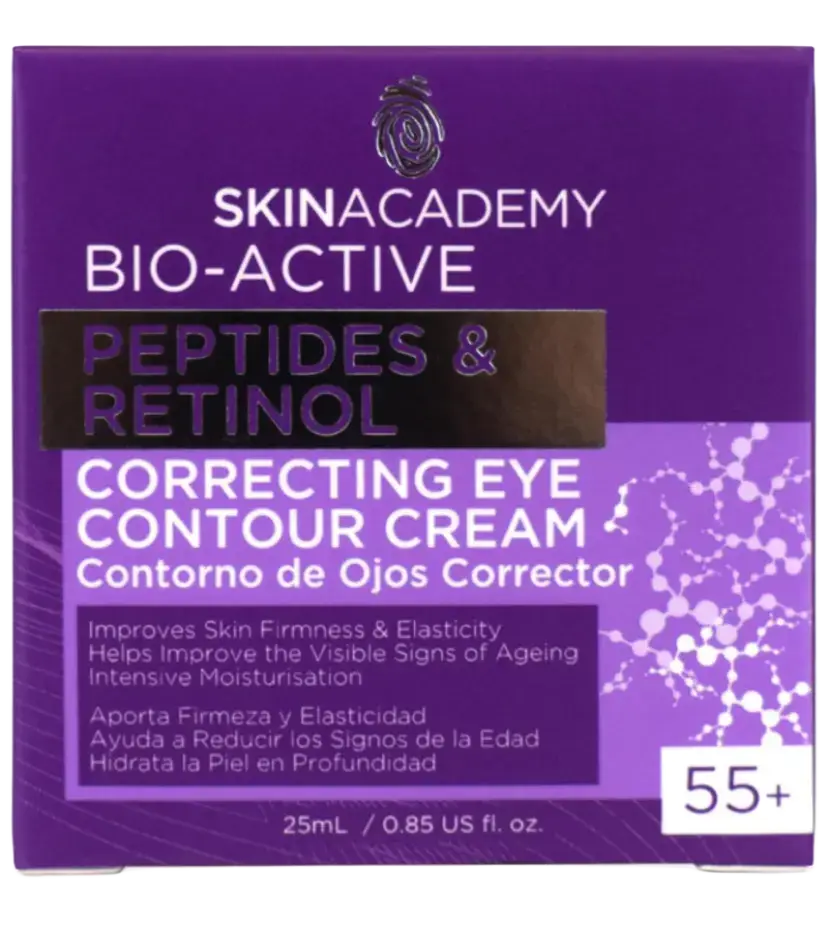 SKIN ACADEMY Peptides & Retinol Correcting Eye Contour Cream