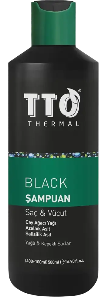 TTO Thermal Black Tea Tree Oil Hair & Body Shampoo