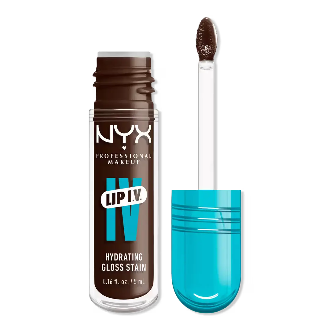 NYX Cosmetics Lip IV Hydrating Gloss Stain 06 Espresso Soak