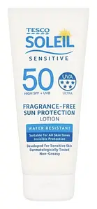 Tesco Soleil Sensitive Fragrance-Free Sun Lotion SPF 50
