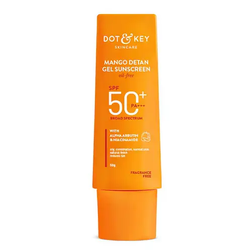 Dot & Key Skincare Mango + Detan Gel Oil Free Sunscreen  SPF 50+