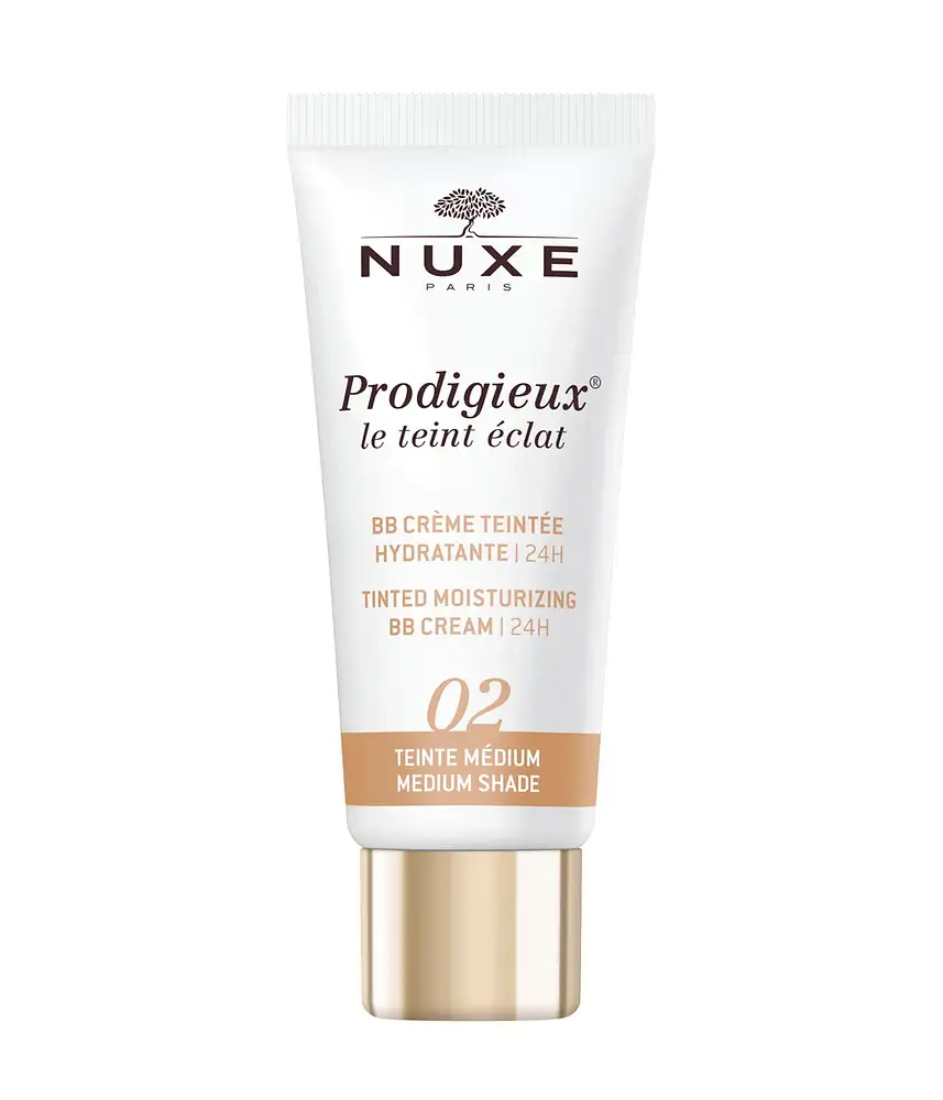 Nuxe Prodigieux Le Teint Éclat 24H Tinted Moisturizing BB Cream 02 Medium Shade