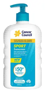 Cancer Council Sport Dry Touch Sunscreen SPF 50+