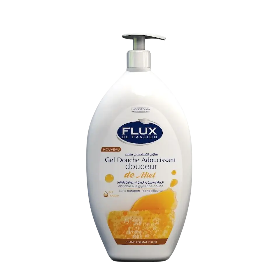 Flux Care Gel Douche Adoucissant Douceur De Miel