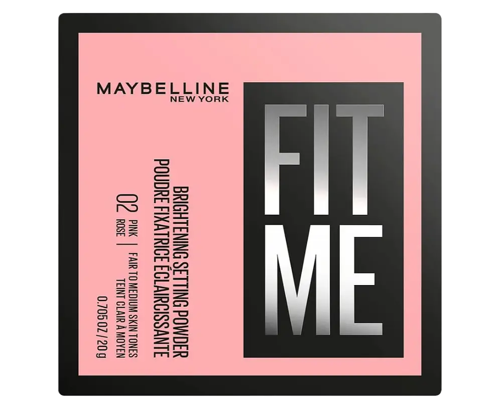 Maybelline Fit Me Brightening Setting Powder 02 Brightening Pink Rose