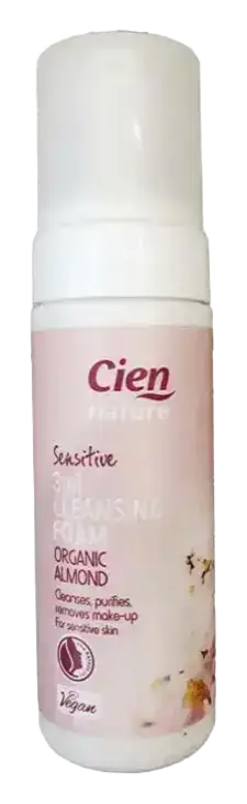 Cien Sensitive 3 In 1 Almond Cleansing Foam