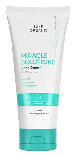 Luxe Organix Miracle Solutions Acne Derm + Gel Cleanser