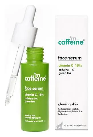 mCaffeine Green Tea & 15% Vitamin C Face Serum