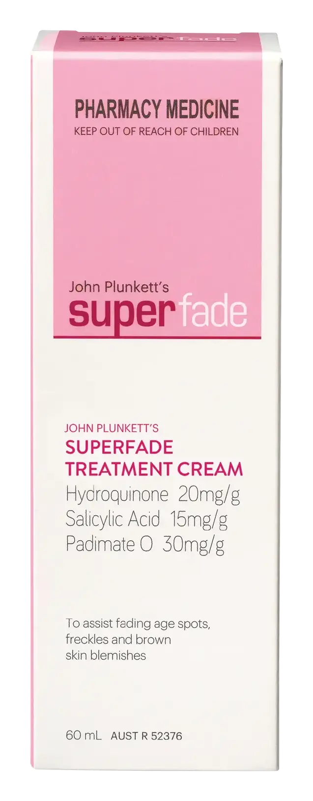 Plunkett Superfade Treatment Cream