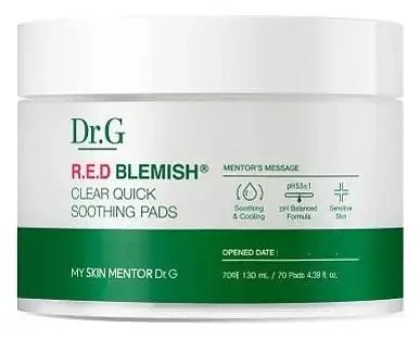 Dr.G R.E.D Blemish Clear Quick Soothing Pads