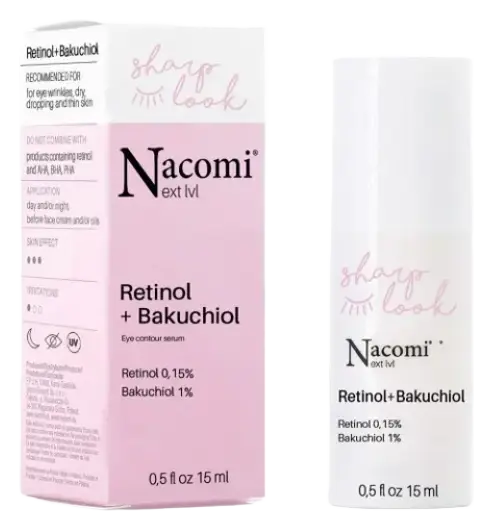 Nacomi Retinol + Bakuchiol Eye Contour Serum