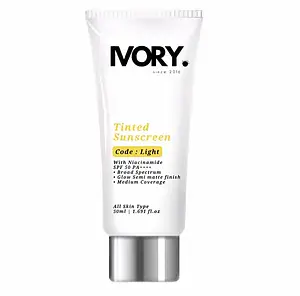 Ivory Tinted Sunscreen SPF 50 Light