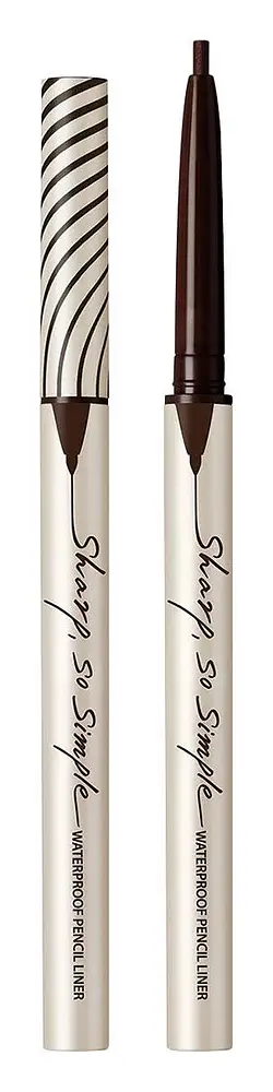 CLIO Sharp So Simple Waterproof Pencil Eye Liner 02 Brown