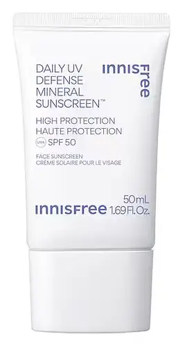 innisfree Daily UV Defense Mineral Sunscreen SPF 50