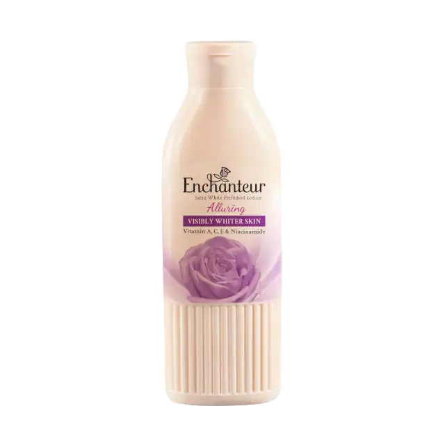 Enchanteur Satin White Perfumed Lotion Alluring