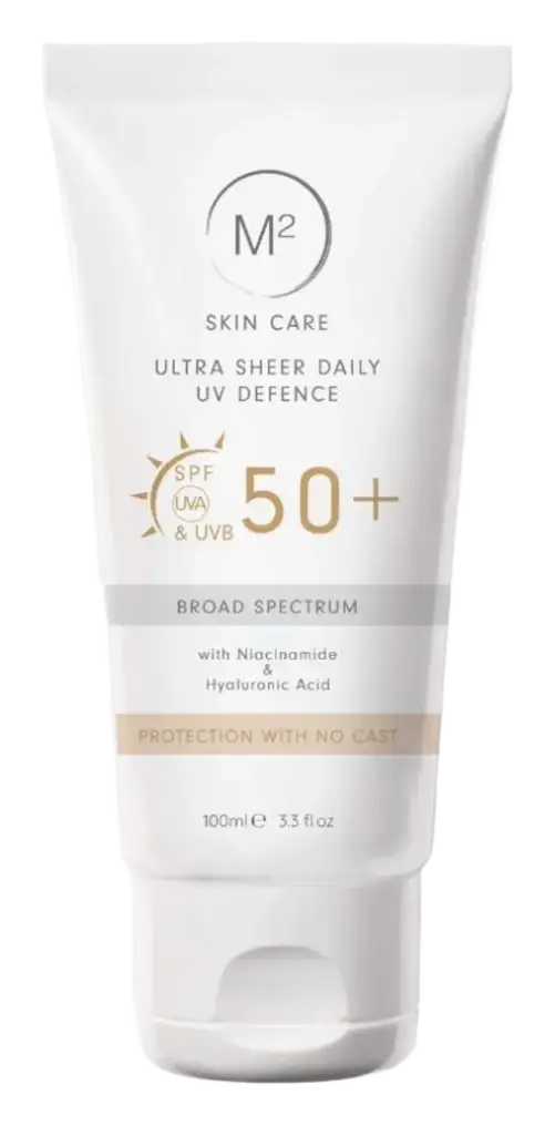 M Squared Skin Care Ultra Sheer UV Daily Defence SPF 50+