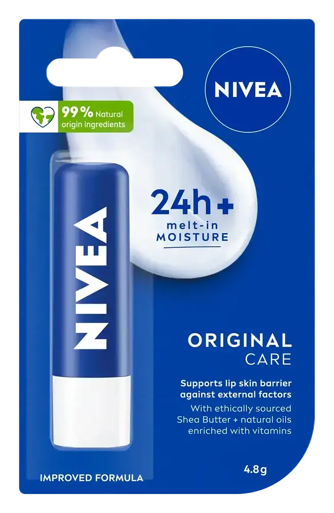 Nivea Melt-In Moisture Lip Balm Original (Australia)