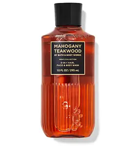 Bath & Body Works Mahogany Teakwood 3-In-1 Hair, Face & Body Wash