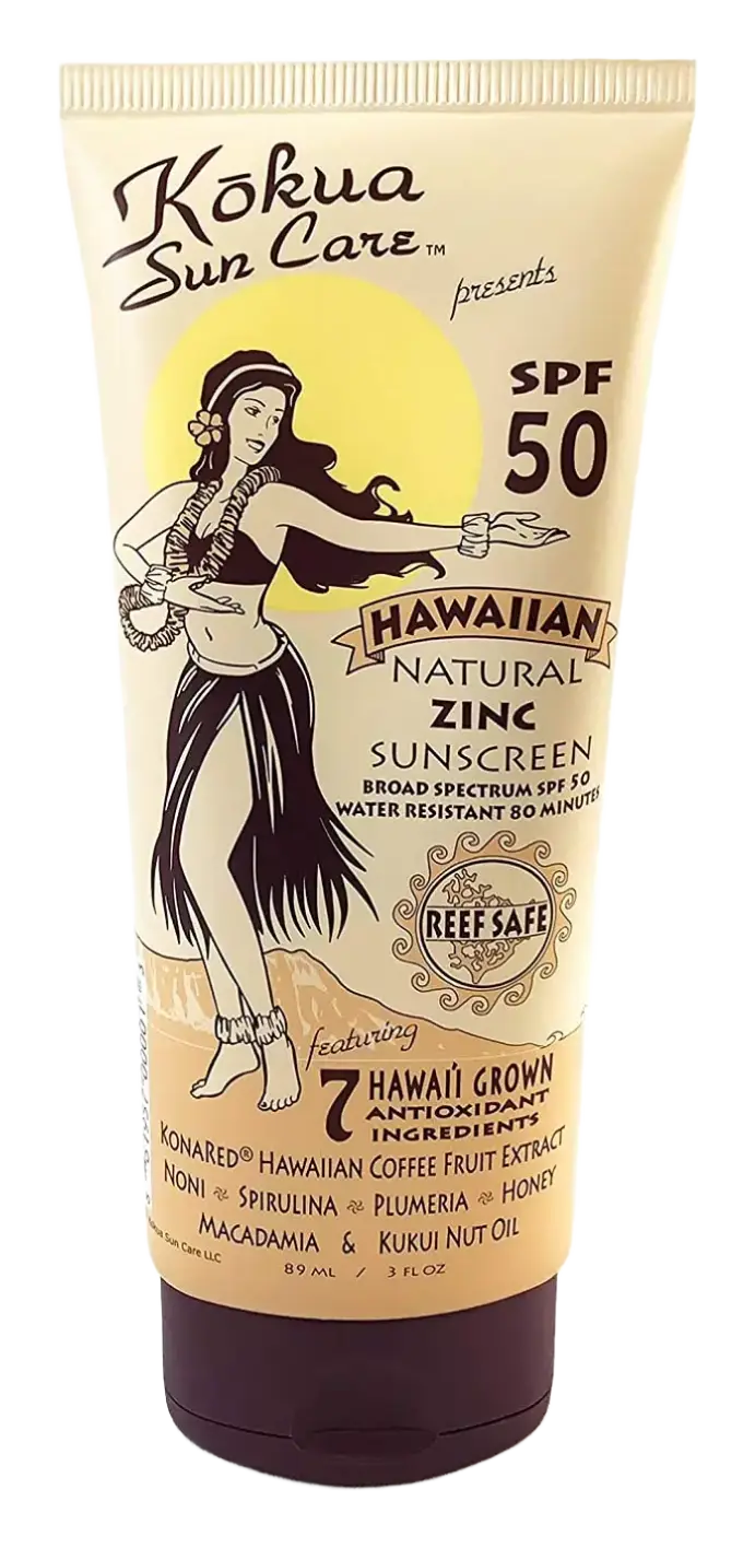 Kokua Sun Care Hawaiian Natural Zinc Sunscreen SPF 50