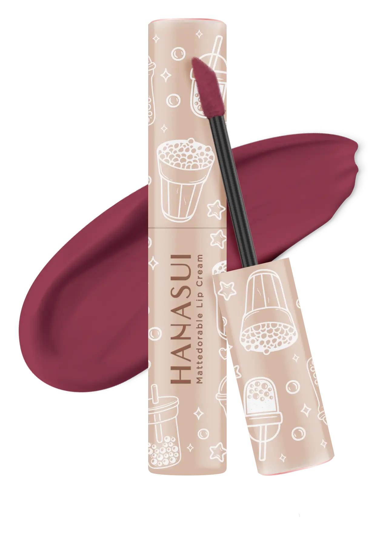 Hanasui Mattedorable Lip Cream Boba