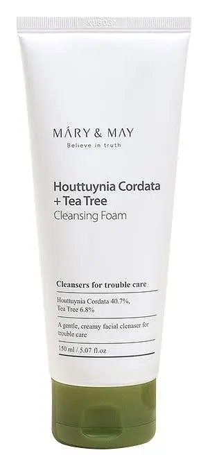 Mary & May Houttuynia Cordata + Tea Tree Cleansing Foam