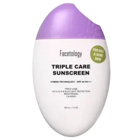 Facetology Triple Care Sunscreen SPF 40