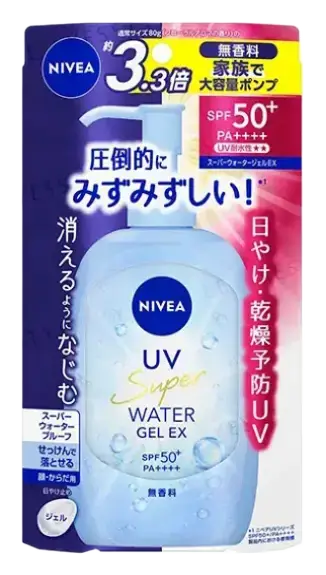 Nivea UV Super Water Gel Ex Pump SPF 50+