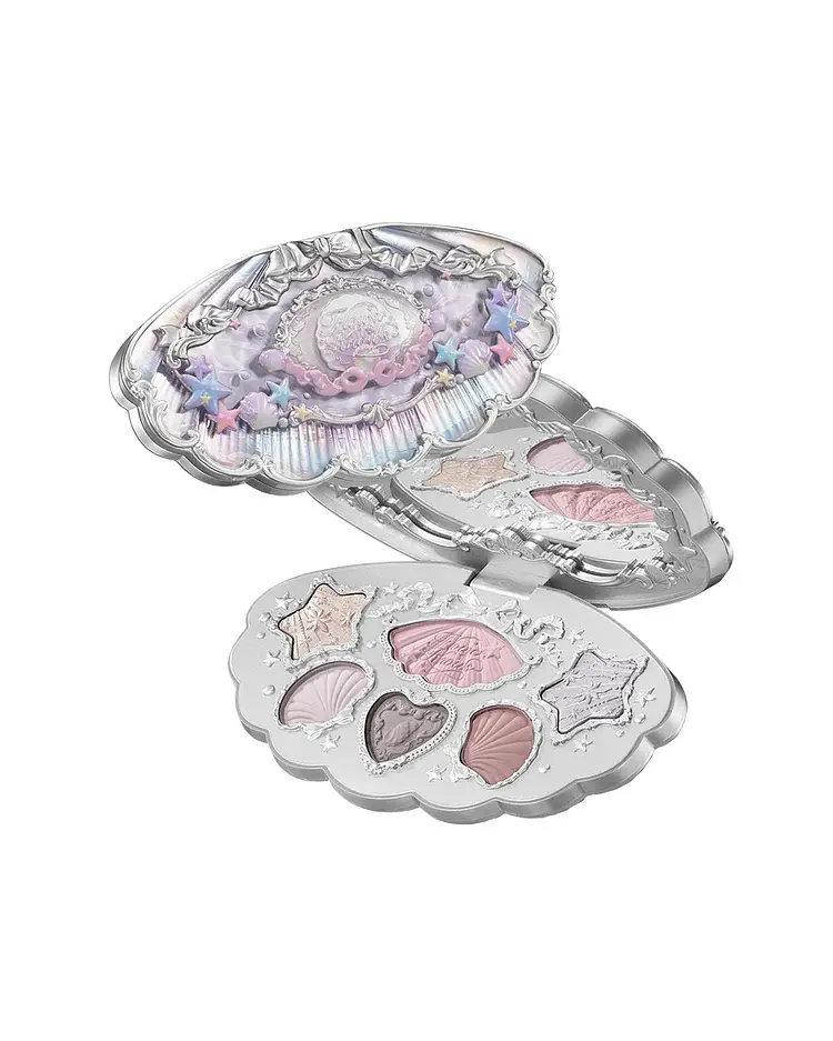 Flower Knows Shell's Jewel 6-Color Makeup Palette 01 Moonlight Pearl