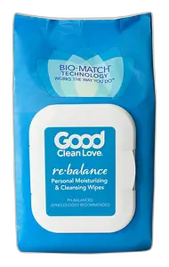 Good Clean Love Rebalance pH-Balanced Wipes