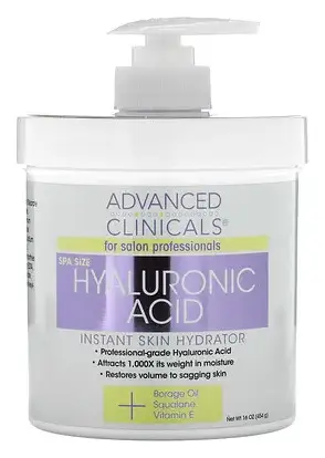 Advanced Clinicals Hyaluronic Acid Instant Skin Hydrator