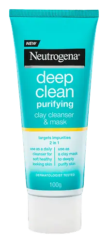 Neutrogena Deep Clean Purifying Clay Cleanser + Mask