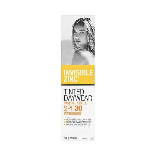 Invisible Zinc Tinted Daywear Mineral Shield SPF30 Light