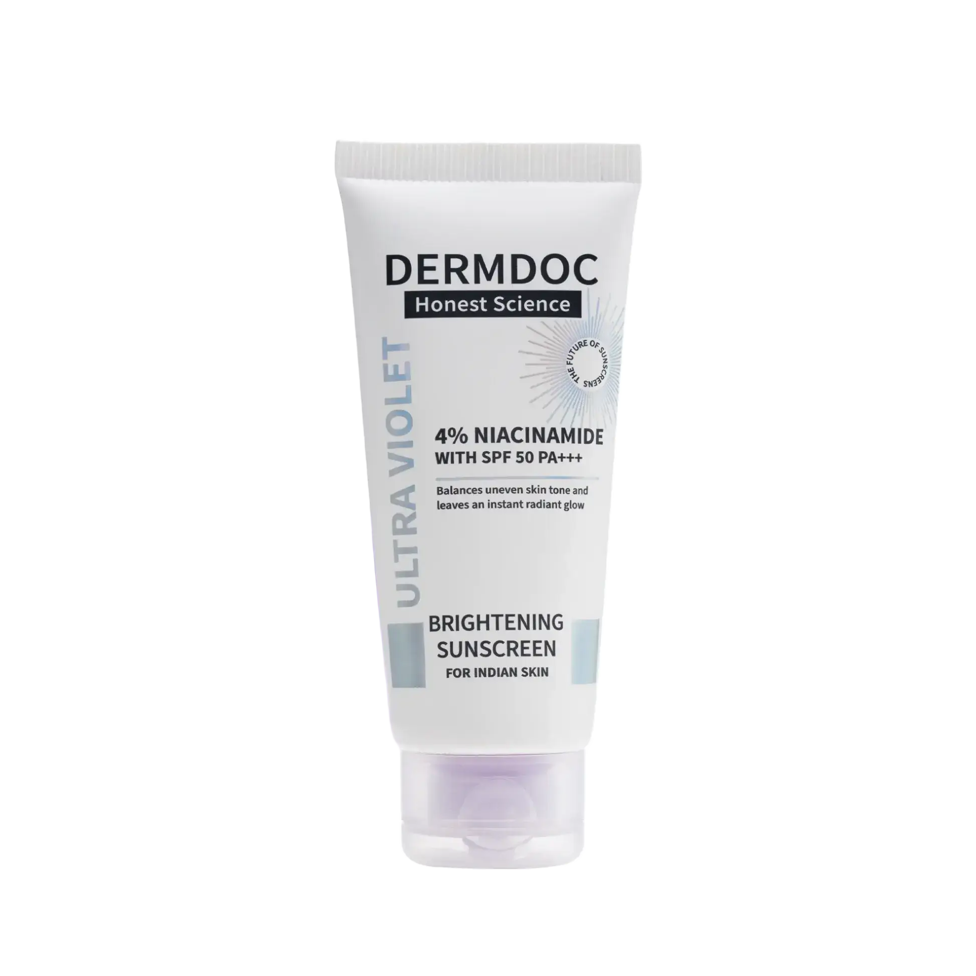 Dermdoc 4% Niacinamide With SPF 50 PA +++ Brightening Sunscreen
