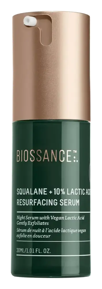 Biossance Squalane + 10% Lactic Acid Resurfacing Night Serum