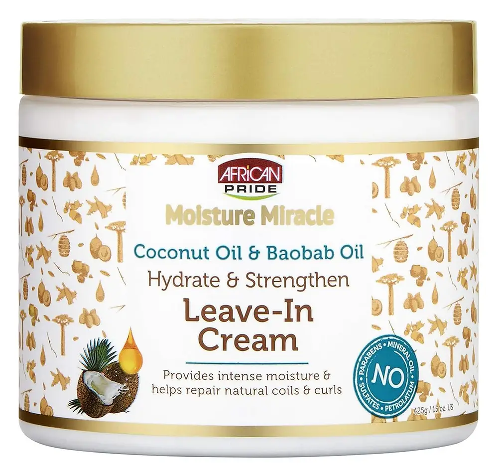 African Pride Coconut Oil & Baobab Oil Leave-In Cream